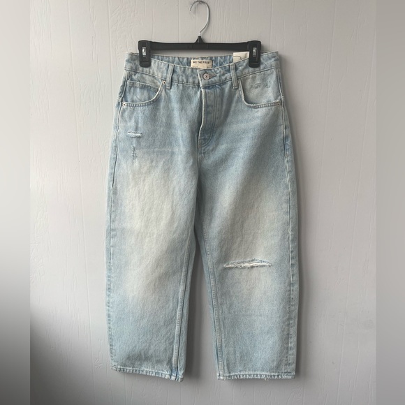 NWT We the Free Free People Deep Trance Boyfriend Jeans (size 27) - Picture 6 of 14